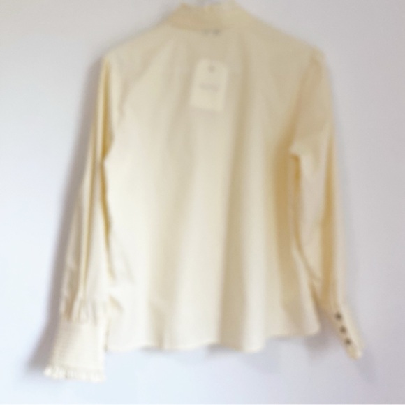 NWT Simple Retro High Neck Blouse - Picture 7 of 9